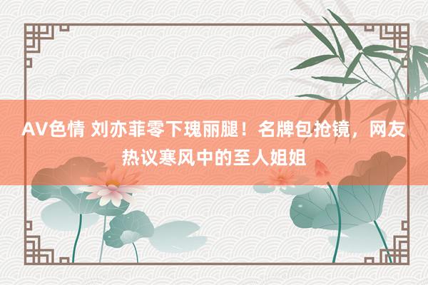 AV色情 刘亦菲零下瑰丽腿！名牌包抢镜，网友热议寒风中的至人姐姐