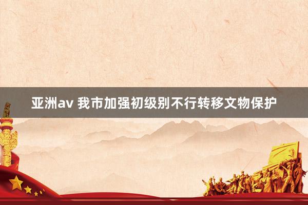 亚洲av 我市加强初级别不行转移文物保护