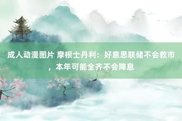 成人动漫图片 摩根士丹利：好意思联储不会救市，本年可能全齐不会降息